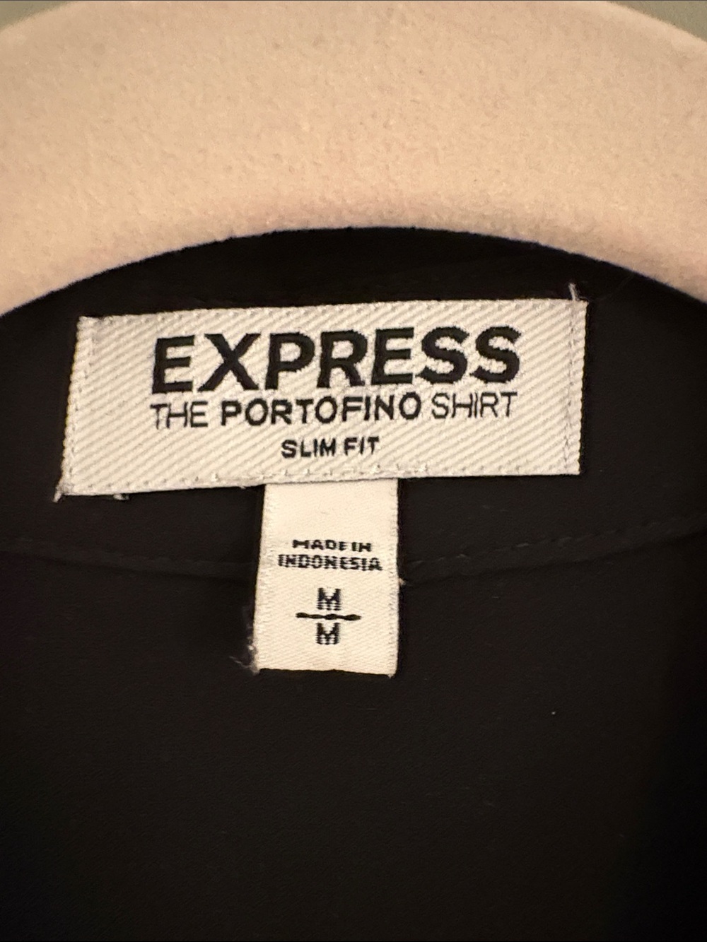 Express Black Long-Sleeve Button-Down Shirt - Picture 2 of 5